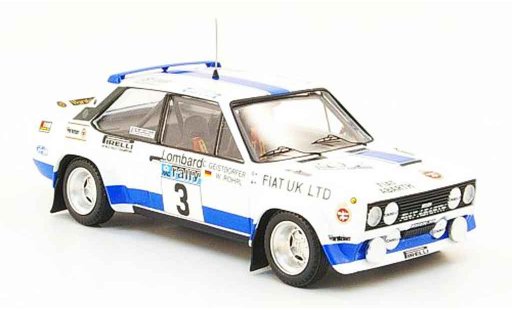 Fiat 131 Abarth 1/43 Trofeu No.3 RAC Rally 1979 coche miniatura