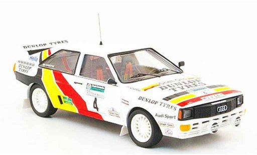 Audi Quattro a1 1/43 Trofeu No.4 Dunlop Tyres Rally Schottland 1985 coche miniatura