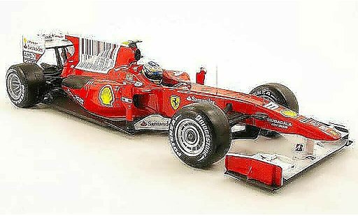 Ferrari F1 F2010 1/18 Hot Wheels f10 no.8 santander gp bahrain 2010 coche miniatura