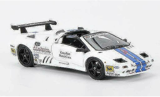 Lamborghini Diablo VT 1/43 Look Smart blanco/azul coche miniatura