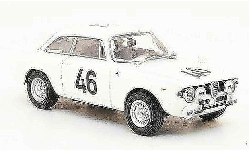 Alfa Romeo Giulia sprint gta 1/43 M4 1600 no.46 zolder 1967 coche miniatura