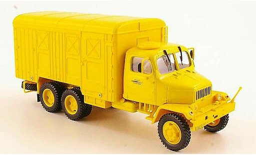 Praga V3S Kasten 1/43 Abrex furgoneta amarillo Telekom coche miniatura