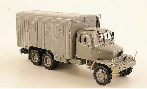 Praga V3S Kasten 1/43 Abrex furgoneta gris coche miniatura