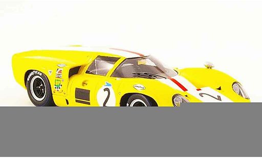 Lola T70 1968 1/43 Spark Mk 3 No.2 BOAC 500 coche miniatura