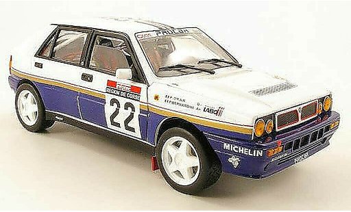 Lancia Delta HF Integrale 1/18 Sun Star no.22 rothmans tour de corse 1990 p.bernardini / p.dran coche miniatura
