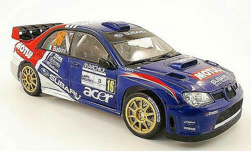 Subaru Impreza WRC 1/18 Sun Star 07 no16 motul rallye monza 2009 fbabini / gbernacchini coche miniatura