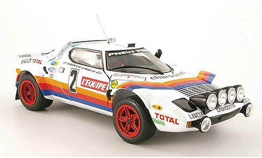 Lancia Stratos HF 1/18 Sun Star rallye no.2 total tour de france 1981 coche miniatura