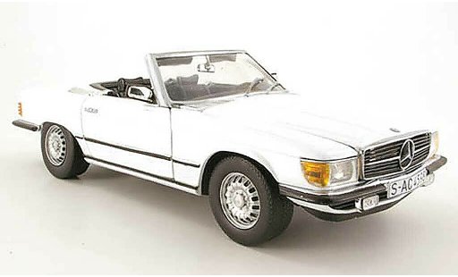 Mercedes 350 Base 1/18 Sun Star (r107) blanco 1977 coche miniatura