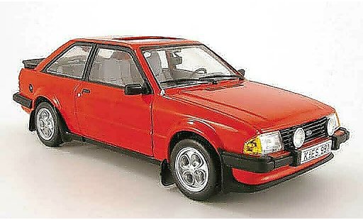 Ford Escort XR3i 1/18 Sun Star rojo 1983 coche miniatura