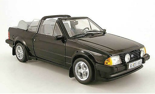 Ford Escort XR3i 1/18 Sun Star cabriolet noir 1983 coche miniatura