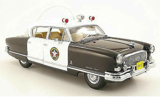 Nash Ambassador Airflyte 1/18 Sun Star kenosha county sheriffs dept. polic&Atilde;&shy;a (us) 1952 coche miniatura