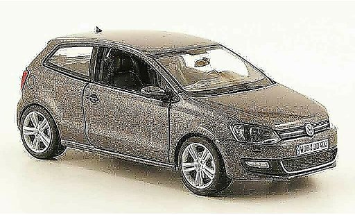 Volkswagen Polo Base 1/43 Schuco gris coche miniatura