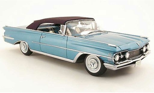 Oldsmobile 98 Convertible 1/18 Sun Star azul/negro cerradoes capota 1959 coche miniatura