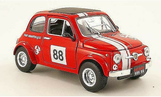 Fiat 500 Abarth 1/18 Mondo Motors 695ss rojo no.88 coche miniatura