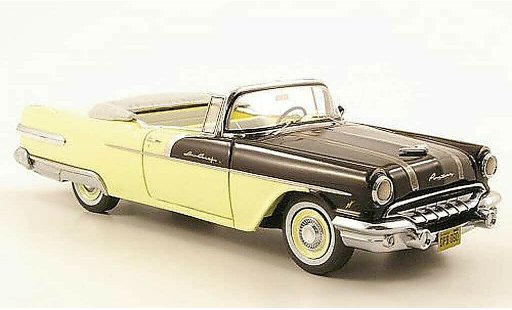 Pontiac Star Chief Convertible 1/43 Neo Jaune creme/negro 1956 coche miniatura
