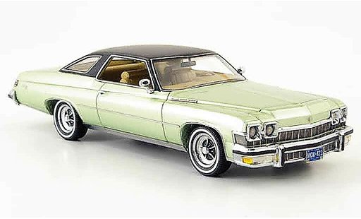 Buick Le Sabre Coupe 1/43 Neo HT verde 1974 coche miniatura