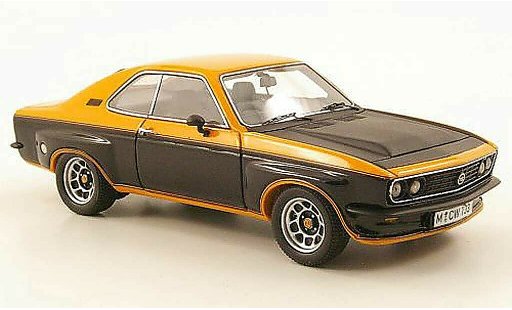 Opel Manta 2800 1/43 Neo TE naranja/negro/matenegro lim. Aufl. 300 1975 coche miniatura