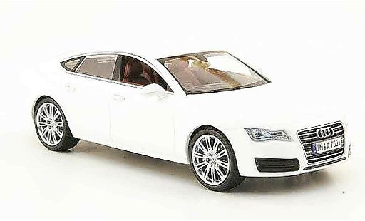 Audi A7 sportback 1/43 Kyosho blanco 2010 coche miniatura