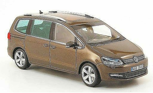 Volkswagen Sharan Base 1/43 Minichamps marron 2010 coche miniatura