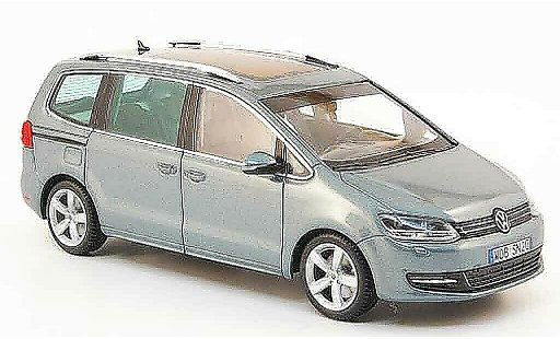 Volkswagen Sharan Base 1/43 Minichamps ii azul 2010 coche miniatura