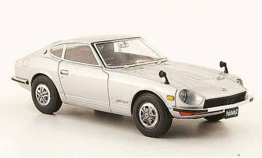 Nissan Fairlady Z S30 1/43 Ebbro gris metallisee RHD coche miniatura