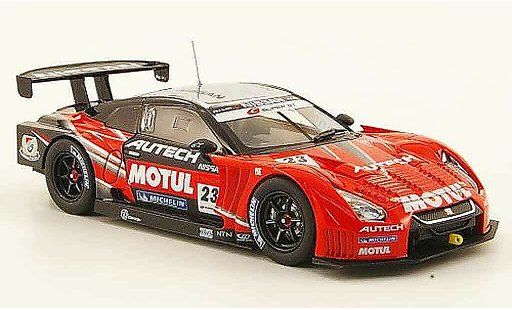 Nissan Skyline R35 1/43 Ebbro JGTC Motul Autech GT R No.23 Test Suzuka SuperGT 2010 coche miniatura