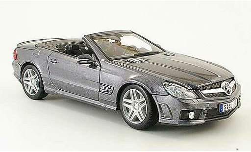 Mercedes Classe SL 63 1/18 Maisto amg gris sondermodell mcw 2009 coche miniatura