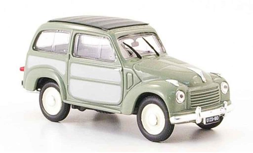 Fiat 500 C 1/43 Norev Belvedere gris 1951 coche miniatura