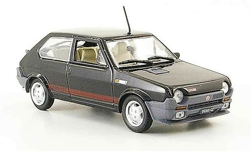 Fiat Ritmo Abarth 1/43 Norev negro 1981 coche miniatura