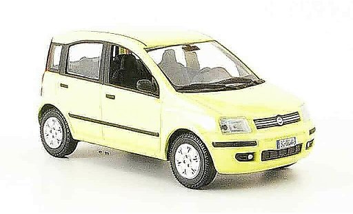 Fiat Panda Base 1/43 Norev Nuova amarillo 2003 coche miniatura