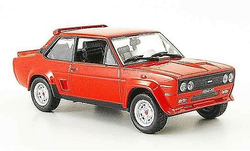 Fiat 131 Abarth 1/43 Norev Rally rojo 1976 coche miniatura