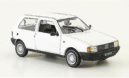 Fiat Uno Berlina 1/43 Norev blanco 1983 coche miniatura