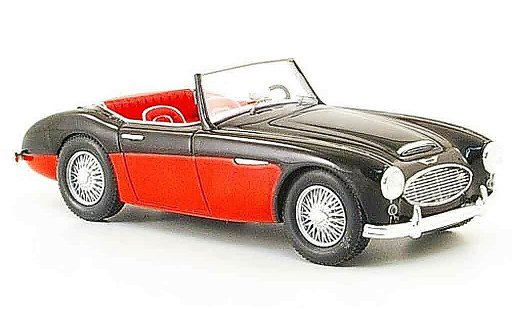 Austin Healey 100 /6 od bn6 1/43 Spark negro rojo 1957 coche miniatura