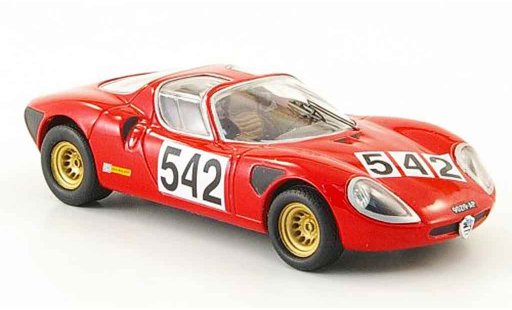 Alfa Romeo 33.2 stradale 1/43 M4 1968 no.542 p.laureati cappo carotti coche miniatura