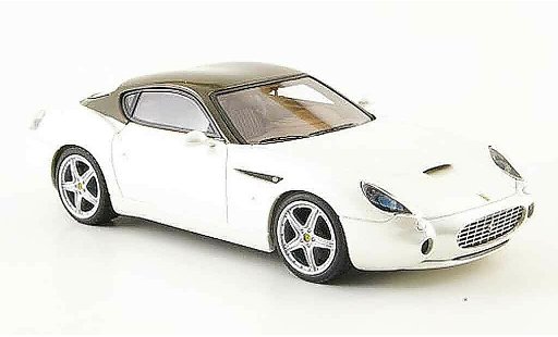 Ferrari 575 GTZ 1/43 Look Smart zagato blanco marron coche miniatura