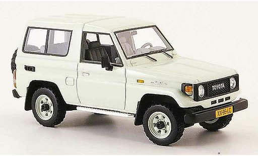 Toyota Land Cruiser Base 1/43 Neo blanco 1985 coche miniatura