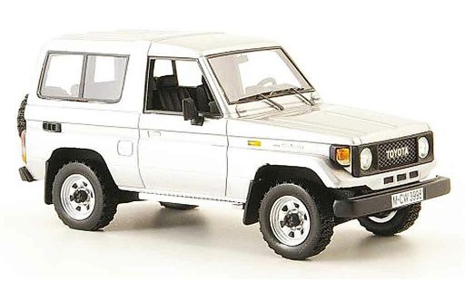 Toyota Land Cruiser Base 1/43 Neo gris metallisee liavec. auflage 300 1985 coche miniatura
