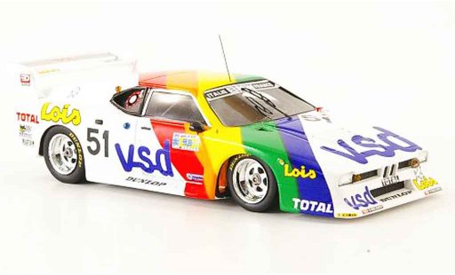Bmw M1 1981 1/43 Spark No.51 v s d 24h Le Mans coche miniatura