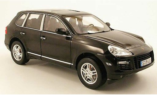 Porsche Cayenne Turbo 1/18 Norev i negro 2007-2010 coche miniatura
