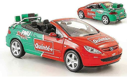 Peugeot 307 CC 1/43 Norev pmu quinte tour de france 2004 coche miniatura