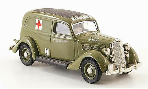 Ford 35 Type Flotte 1/43 Rextoys 48 US Medical Corps Ambulance 1935 coche miniatura