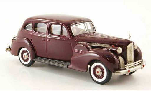 Packard Super 8 Sedan 1/43 Rextoys rojo 1940 coche miniatura