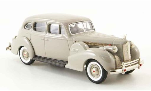 Packard Super 8 Sedan 1/43 Rextoys gris 1940 coche miniatura