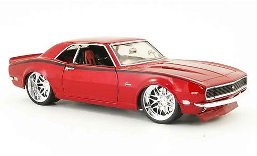Chevrolet Camaro Z28 1/18 Hot Wheels rojo tunigversion 1968 coche miniatura