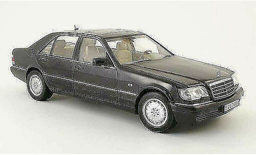 Mercedes Classe S Base 1/18 Norev S 320 (w140) negro 1994 coche miniatura