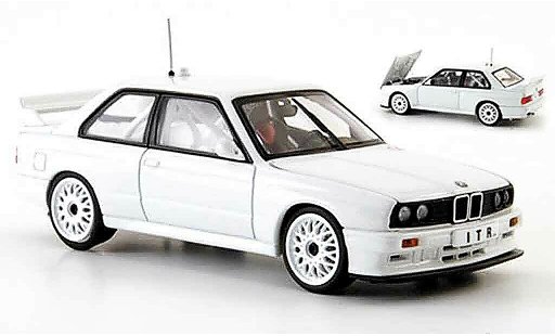 Bmw M3 dtm 1/43 Autoart E30 blanco Plain Body Version 1991 coche miniatura