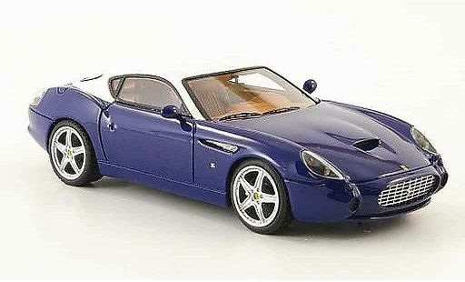 Ferrari 575 GTZ 1/43 Look Smart zagato azul blanco coche miniatura