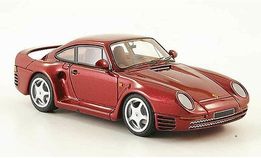 Porsche 959 1984 1/43 Look Smart rojo coche miniatura