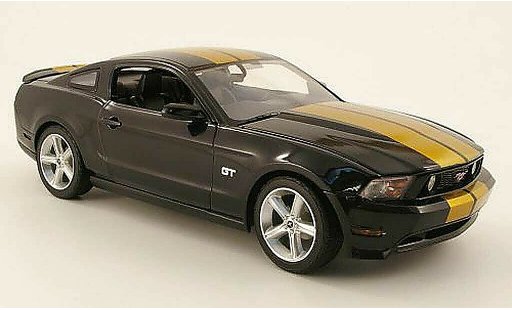 Ford Mustang GT 1/18 Greenlight noir/gold 2010 coche miniatura