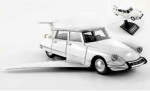 Citroen DS Berline 1/43 Provence Moulage fantomas blanco coche miniatura